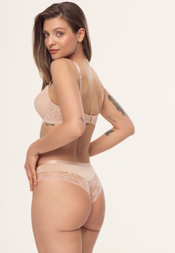 Figi PETRA BRAZYLIANY BEŻ Nipplex